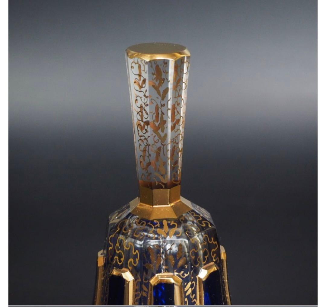 送料無料 時代物　手造り　お洒落な高級切子呼び鈴