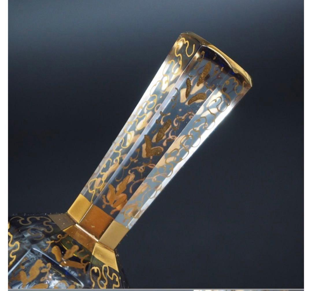 送料無料 時代物　手造り　お洒落な高級切子呼び鈴