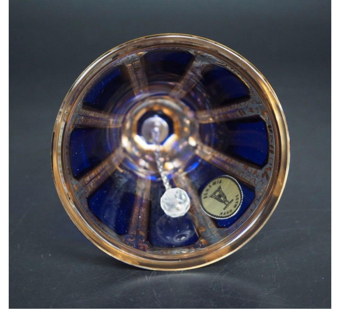 送料無料 時代物　手造り　お洒落な高級切子呼び鈴