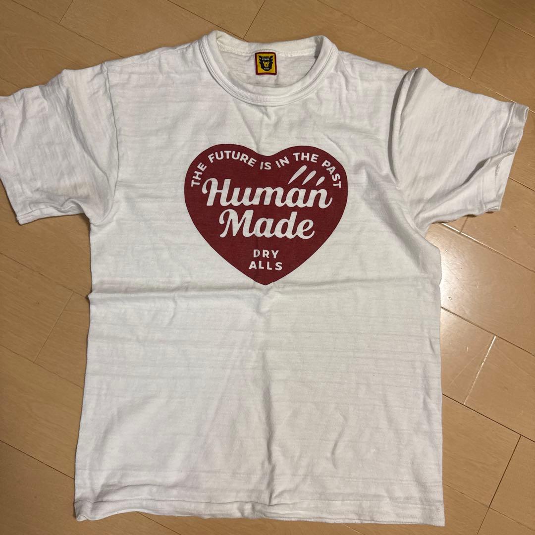 HUMAN MADE ハート型プリント Tシャツ