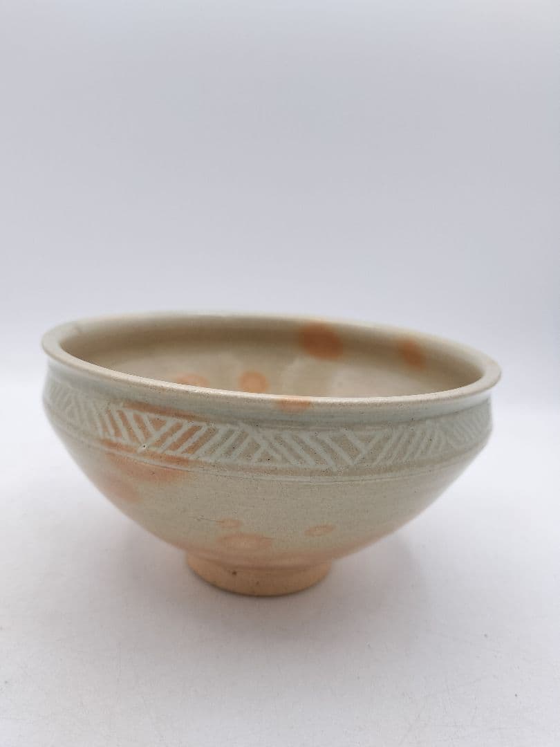 c926 数茶碗 御本 三島 翠峰 阿漕窯 8客　木箱 茶道具 古物