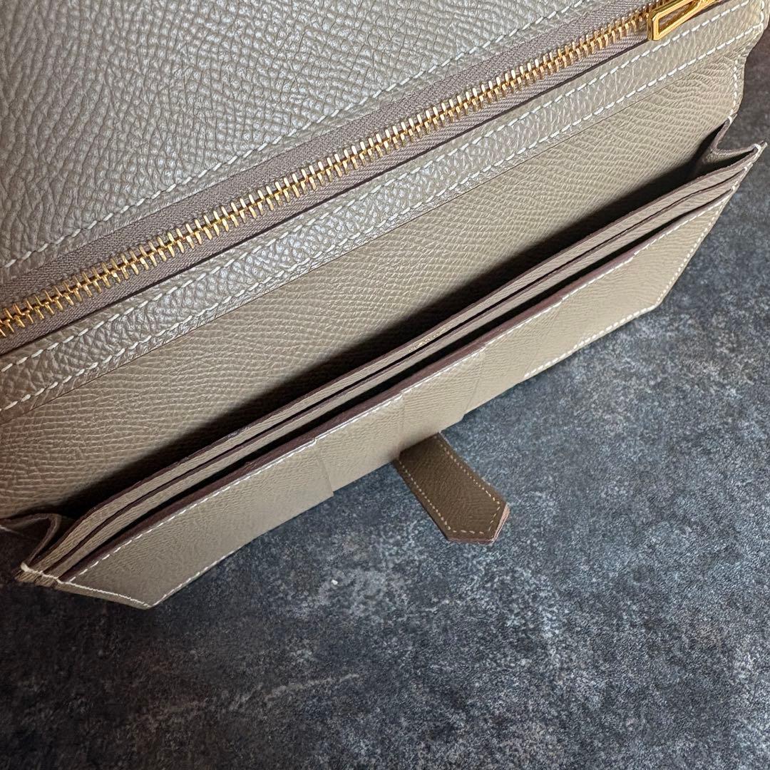 HERMES ベアン 二つ折り財布 箱付き