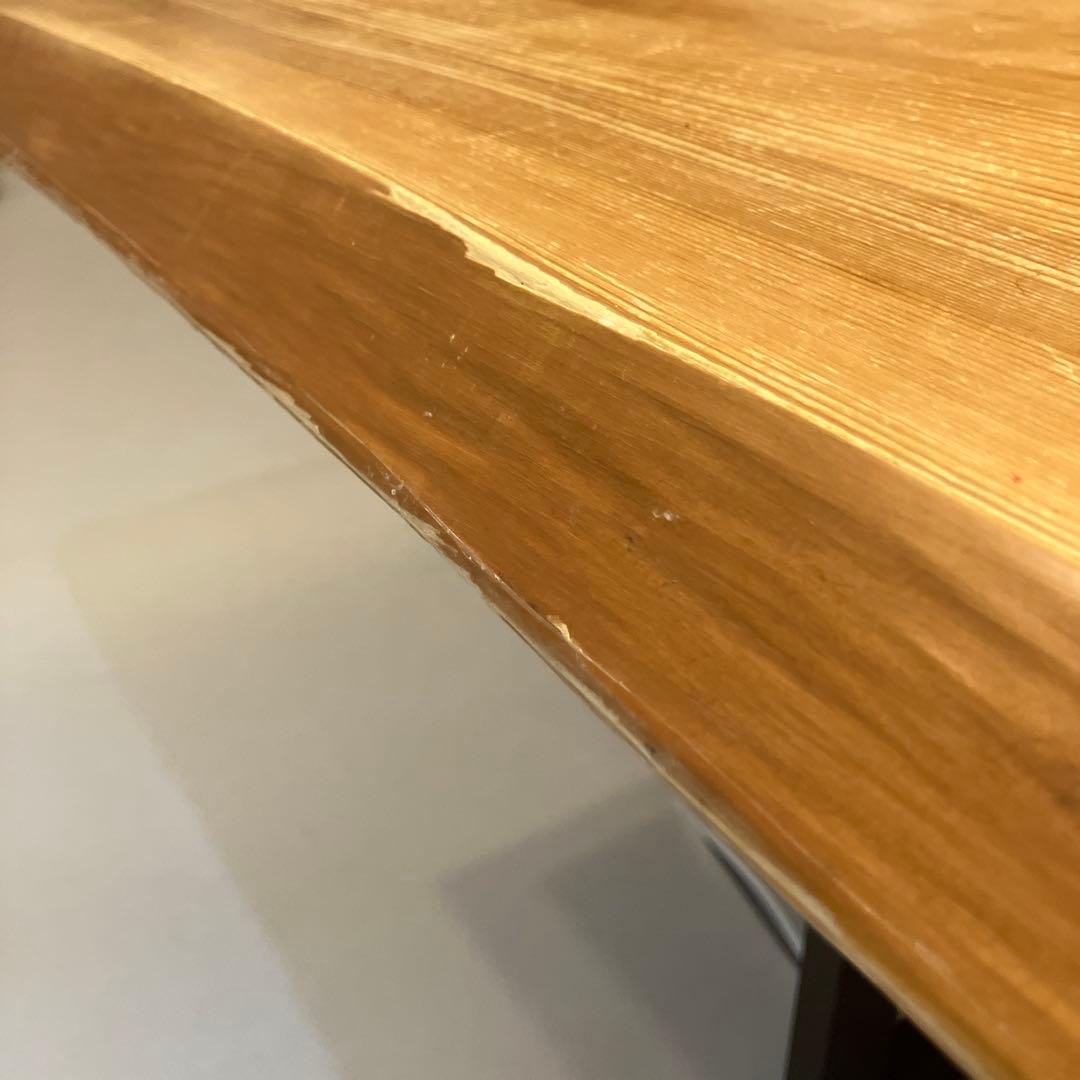 特大　W248㎝　無垢　杉　ダイニングテーブル　ナガノインテリア