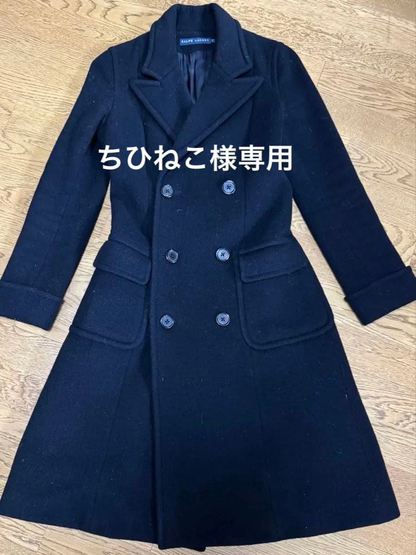 ちひねこ　RALPH LAUREN ラルフローレン　ロングコート　ブラック