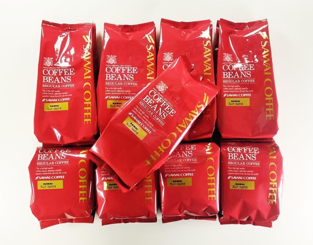 【新品・9袋】澤井珈琲 ブレンドフォルテシモ 約450杯分 中挽き 粉 珈琲