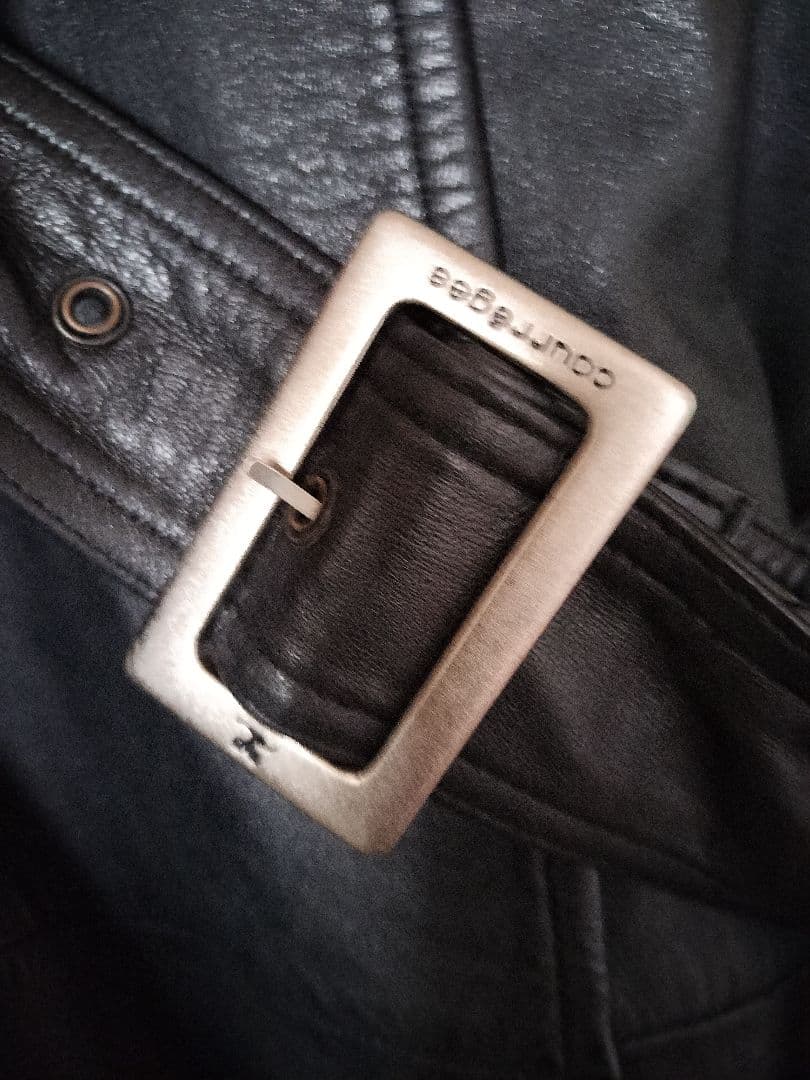 クレージュ courreges レザーコート