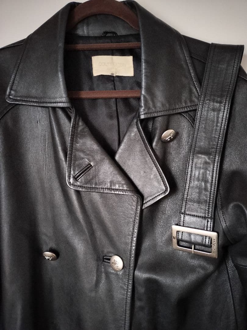 クレージュ courreges レザーコート