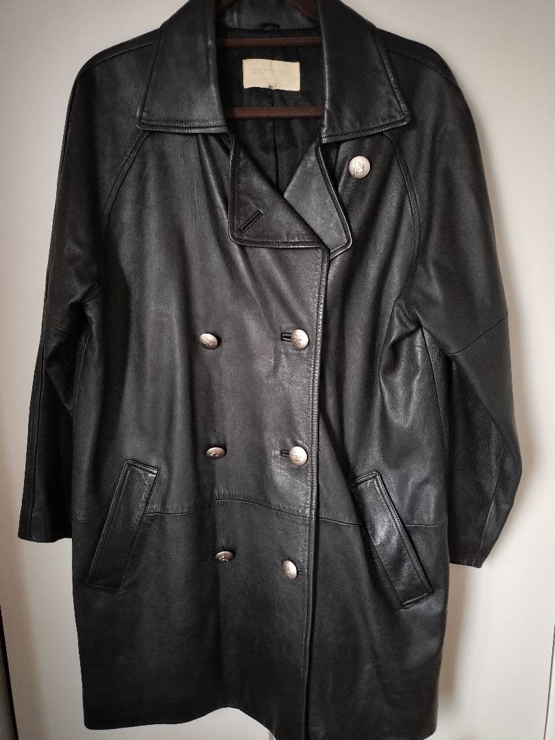 クレージュ courreges レザーコート