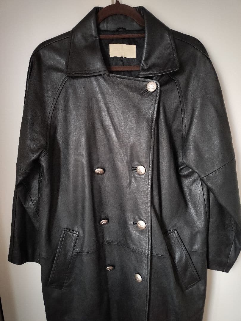 クレージュ courreges レザーコート