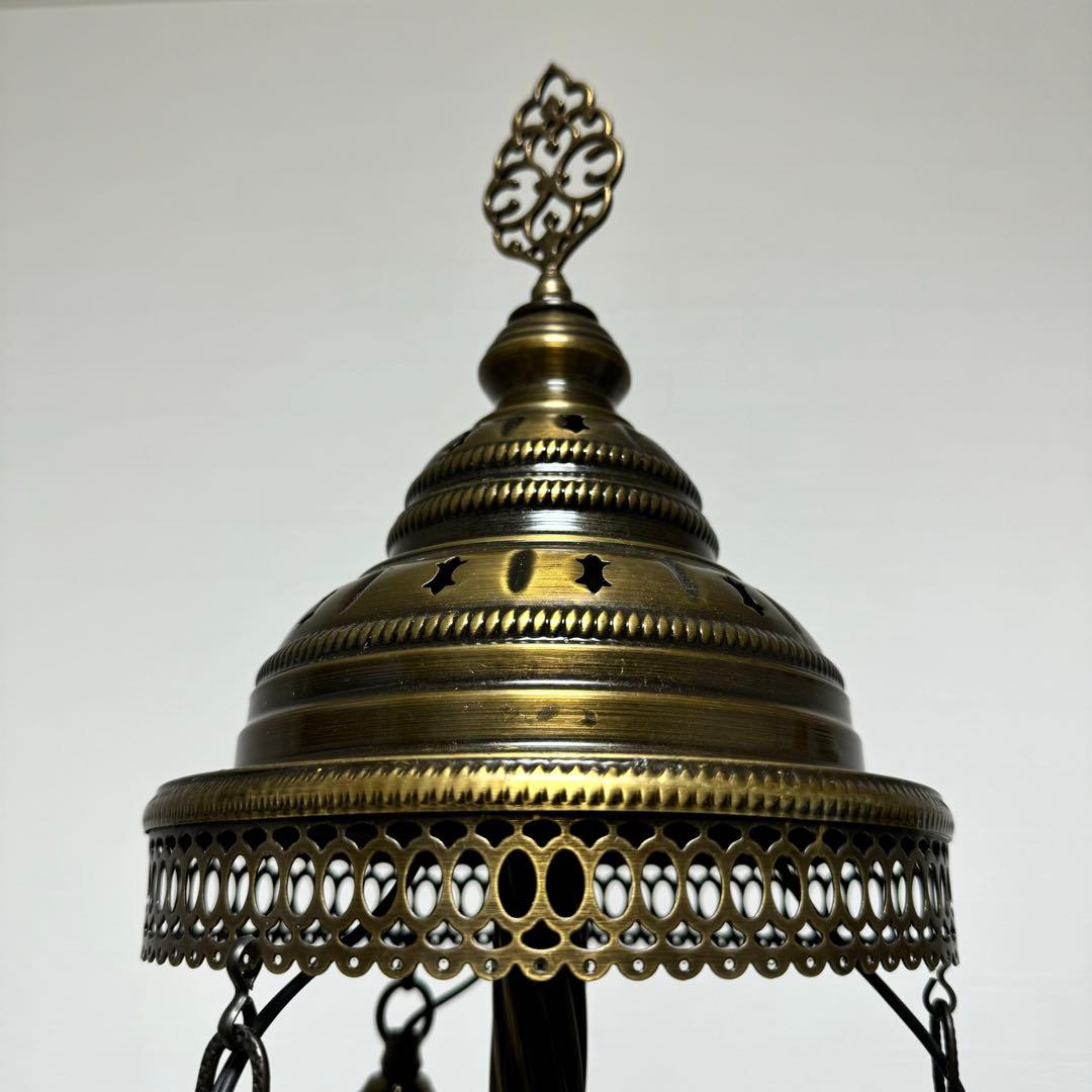 【全高105cm】トルコランプ モザイクランプ テーブルランプ 3灯フロアランプ