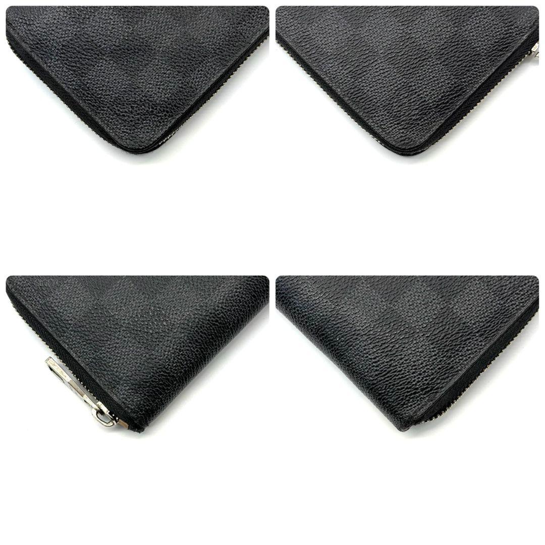 良品 ルイヴィトン ダミエグラフィット ジッピーウォレット ヴェルティカル 黒