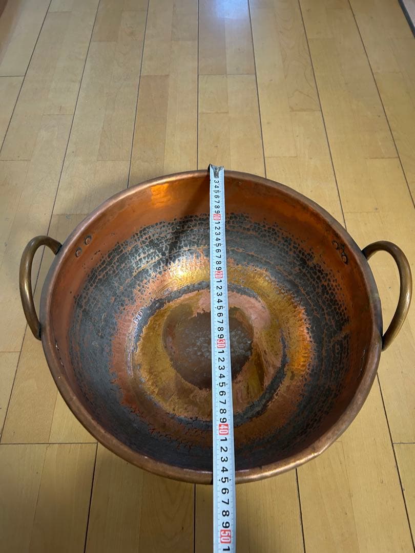 両手銅鍋 製菓用具 業務用 厨房用 洋菓子 和菓子