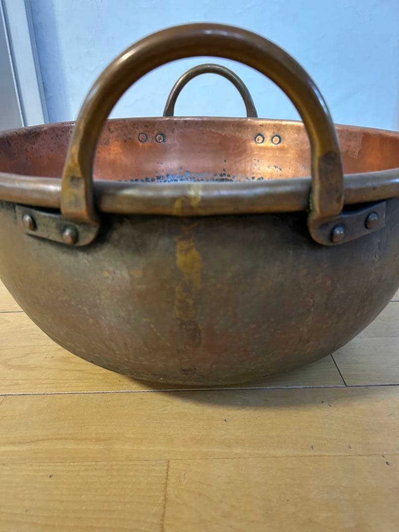 両手銅鍋 製菓用具 業務用 厨房用 洋菓子 和菓子