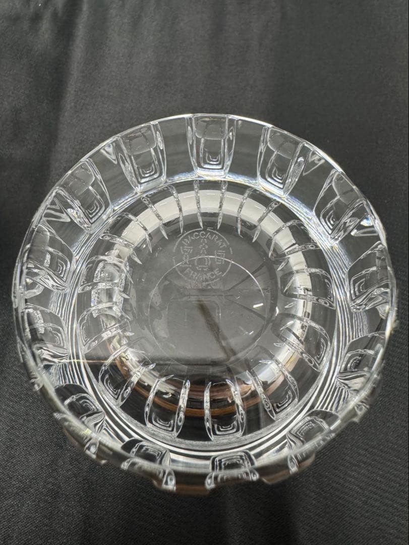 baccara バカラ ロックグラス ロータリー 2個セット