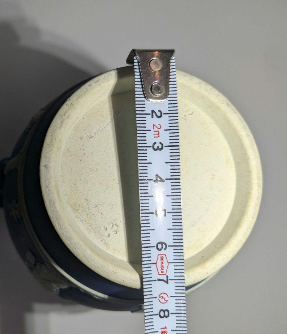 ウェッジウッド　1900年頃製造　ディップドブルー　ジャスパーウェア　ピッチャー