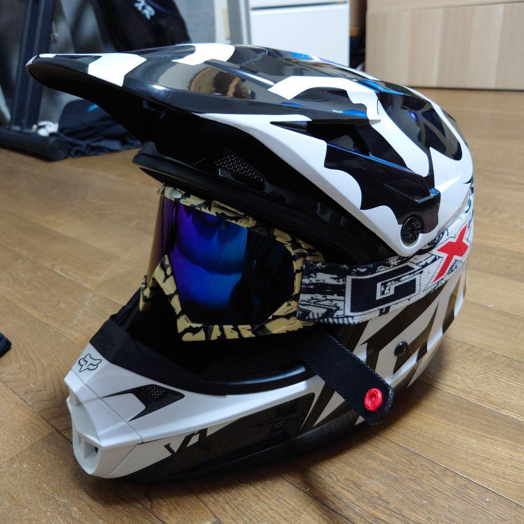 FOX フルフェイスヘルメット ゴーグル付き