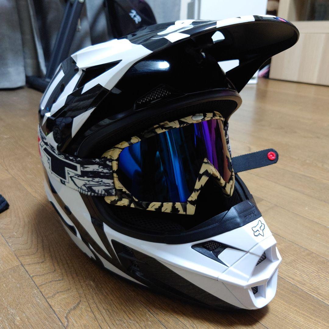 FOX フルフェイスヘルメット ゴーグル付き