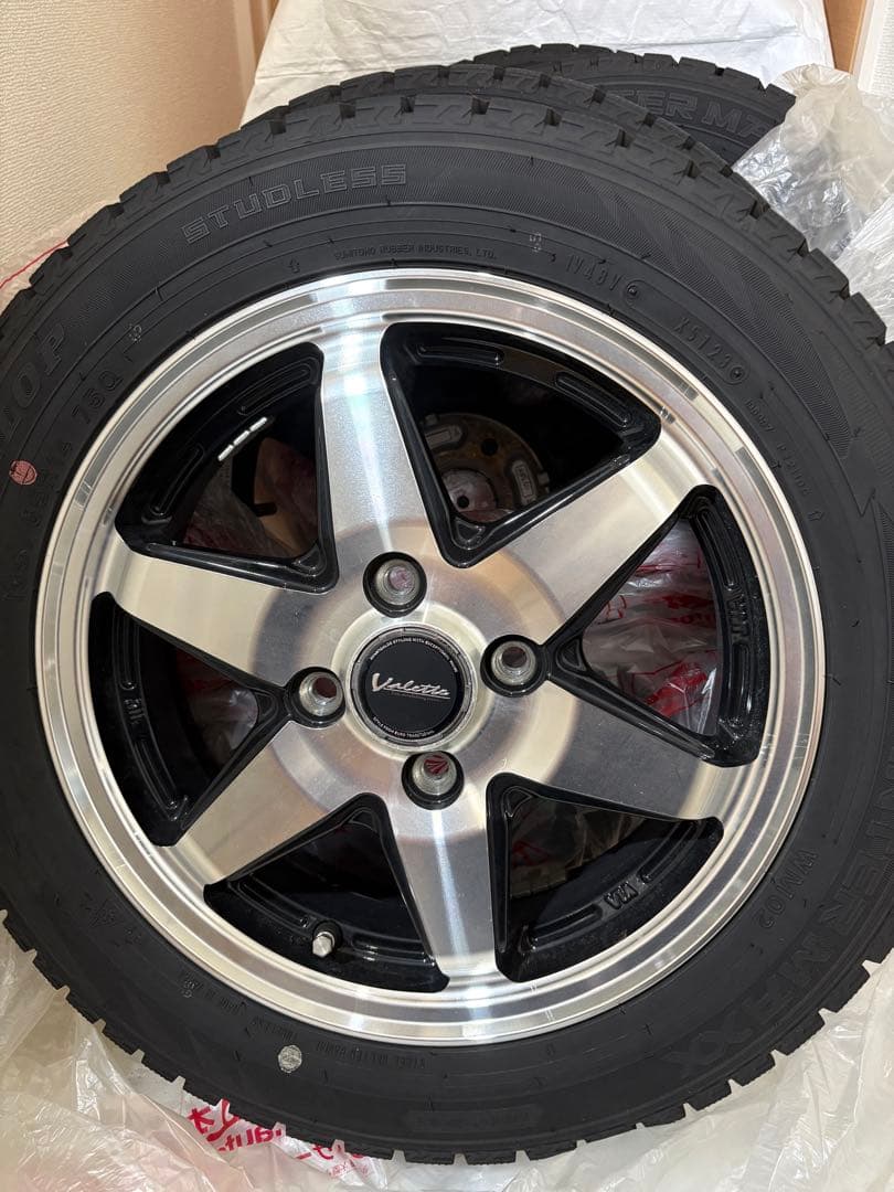 N-BOX JF3　スタッドレスタイヤ ホイールセット　155/65R14
