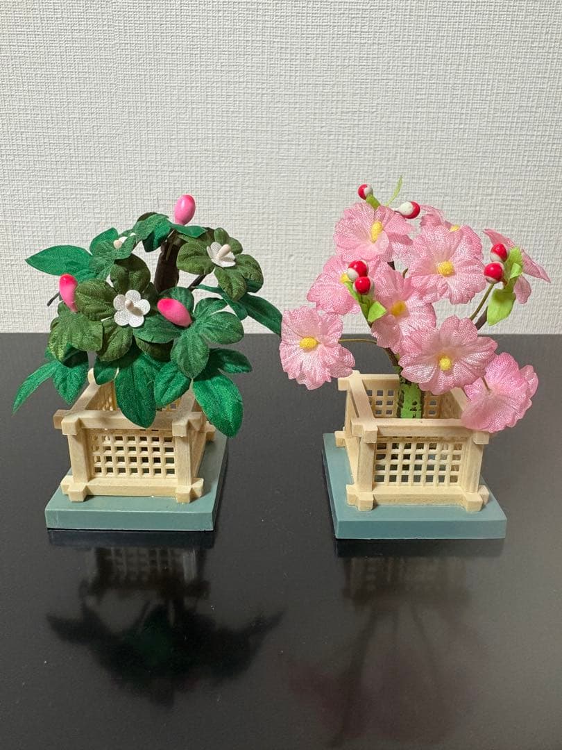 立雛人形セット　※烏帽子の羽破損