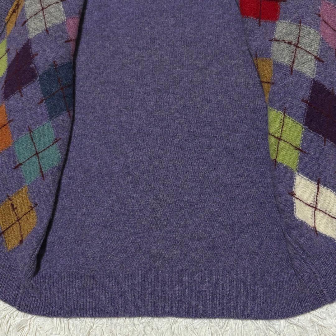 ★美品★ MENS KANEKO ISAO ニット カーディガン パープル 希少