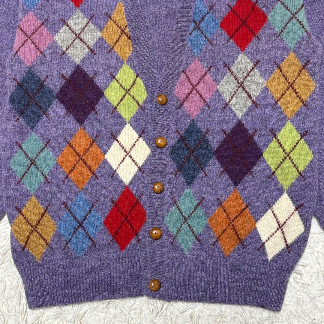 ★美品★ MENS KANEKO ISAO ニット カーディガン パープル 希少