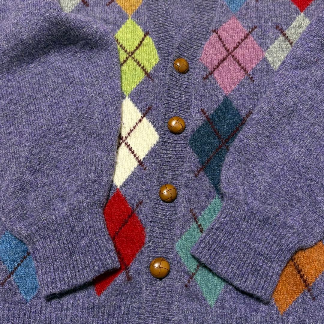 ★美品★ MENS KANEKO ISAO ニット カーディガン パープル 希少