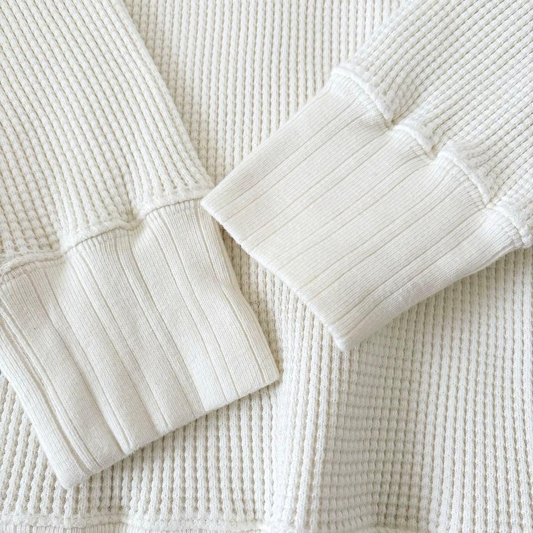 美品 Healthknit ヘルスニット スーパーヘビーワッフル スウェット L