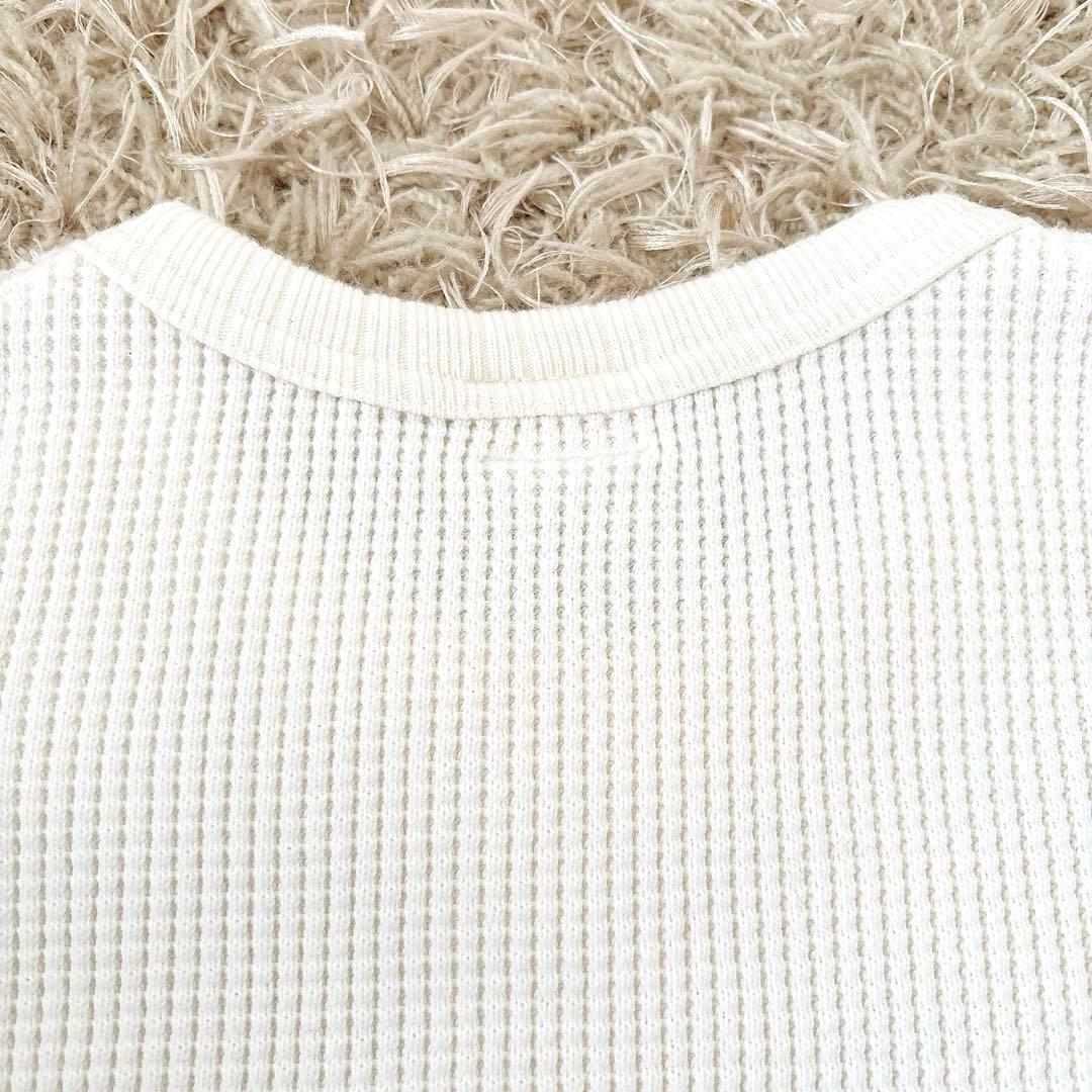 美品 Healthknit ヘルスニット スーパーヘビーワッフル スウェット L