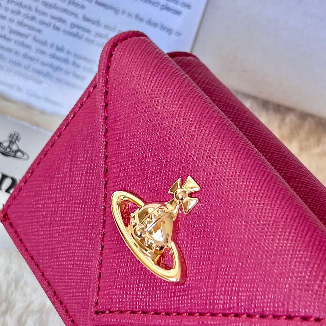 ヴィヴィアン 三つ折りミニ財布 Vivienne Westwood エコレザー