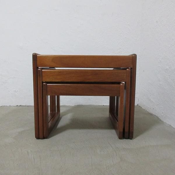 イギリス ビンテージ 家具 ネストテーブル 入れ子式 英国 6072e