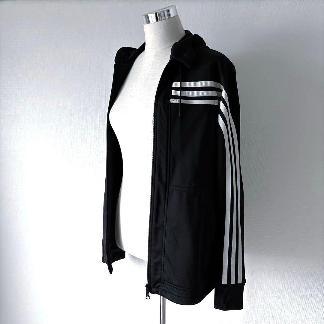 Y-3 / 片側3ストライプス フーデッドトラックトップ