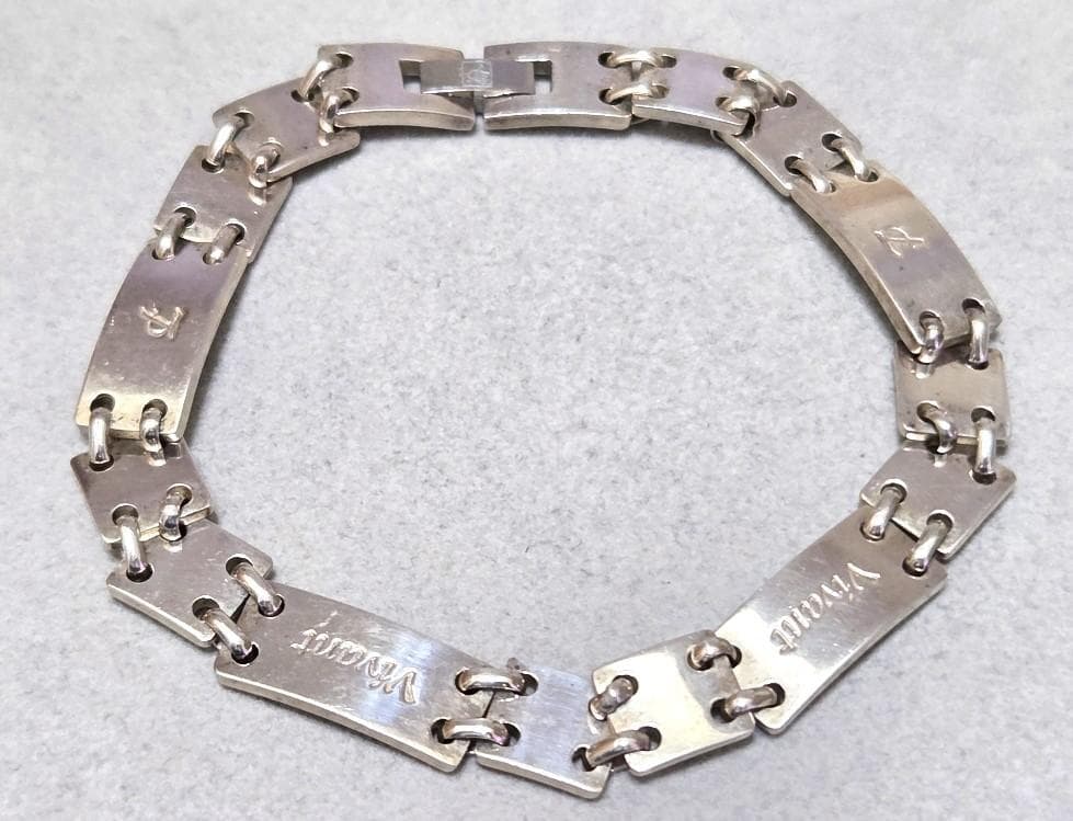 LedaSILMAレダシルマ　Ge/Ag刻印　ヴィヴァンブレスレット　43200