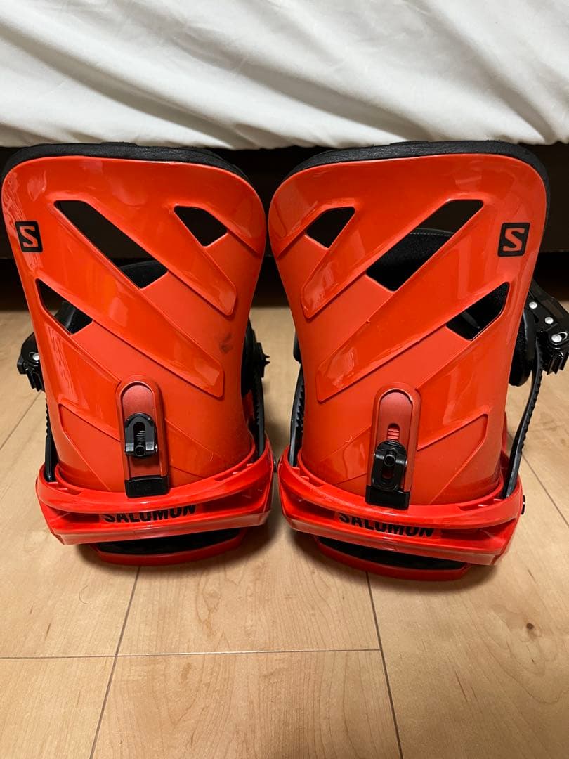 スノーボードサロモンビンディング　L オレンジ