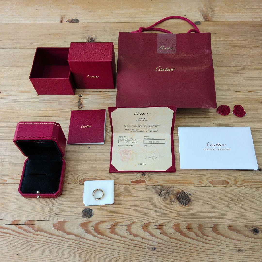 ま*め様 Cartier Au750 リング サイズ50 OAW272
