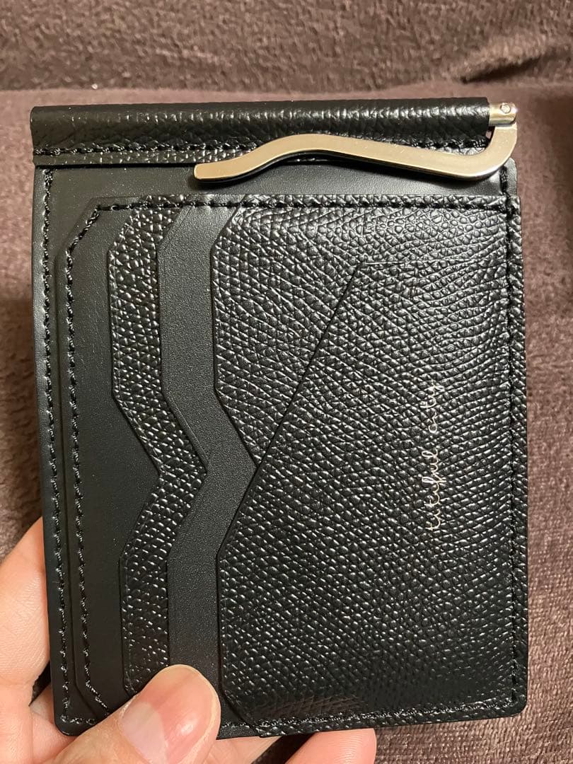 Arcaneuk（アルカヌーク）マネークリップLuca02 フレンチカーフレザー