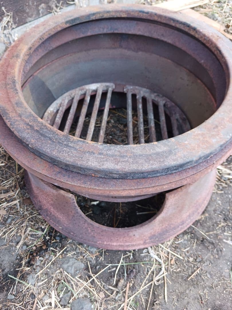 昭和レトロ羽釜(直径32) 釜戸あり