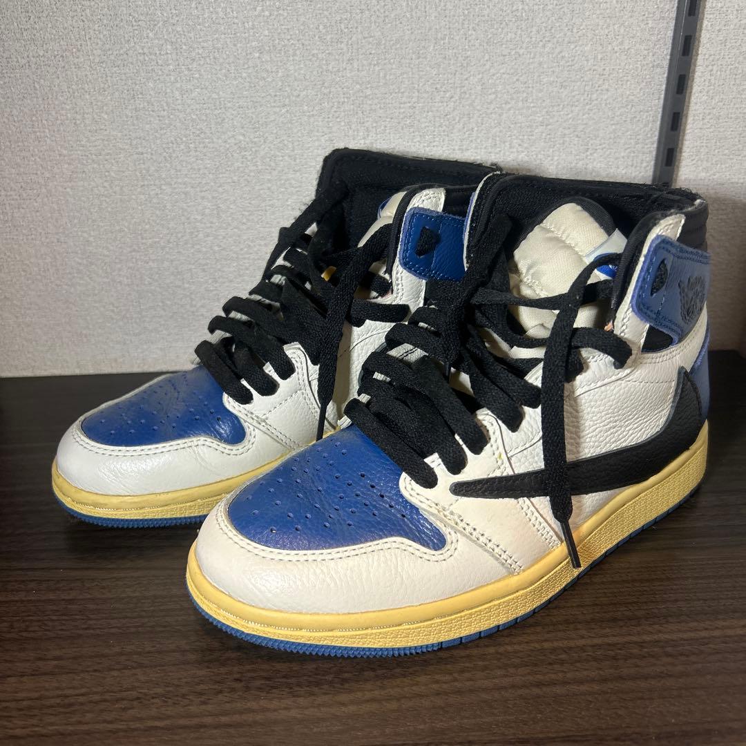 Travis Scott Fragment AJ1 23.0CM トラフグ