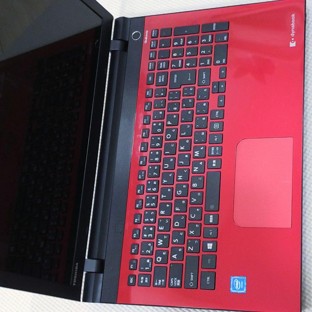 ★千太郎★持ち運び楽々★薄型ノート★人気の光沢レッド★新品高速SSD搭載★