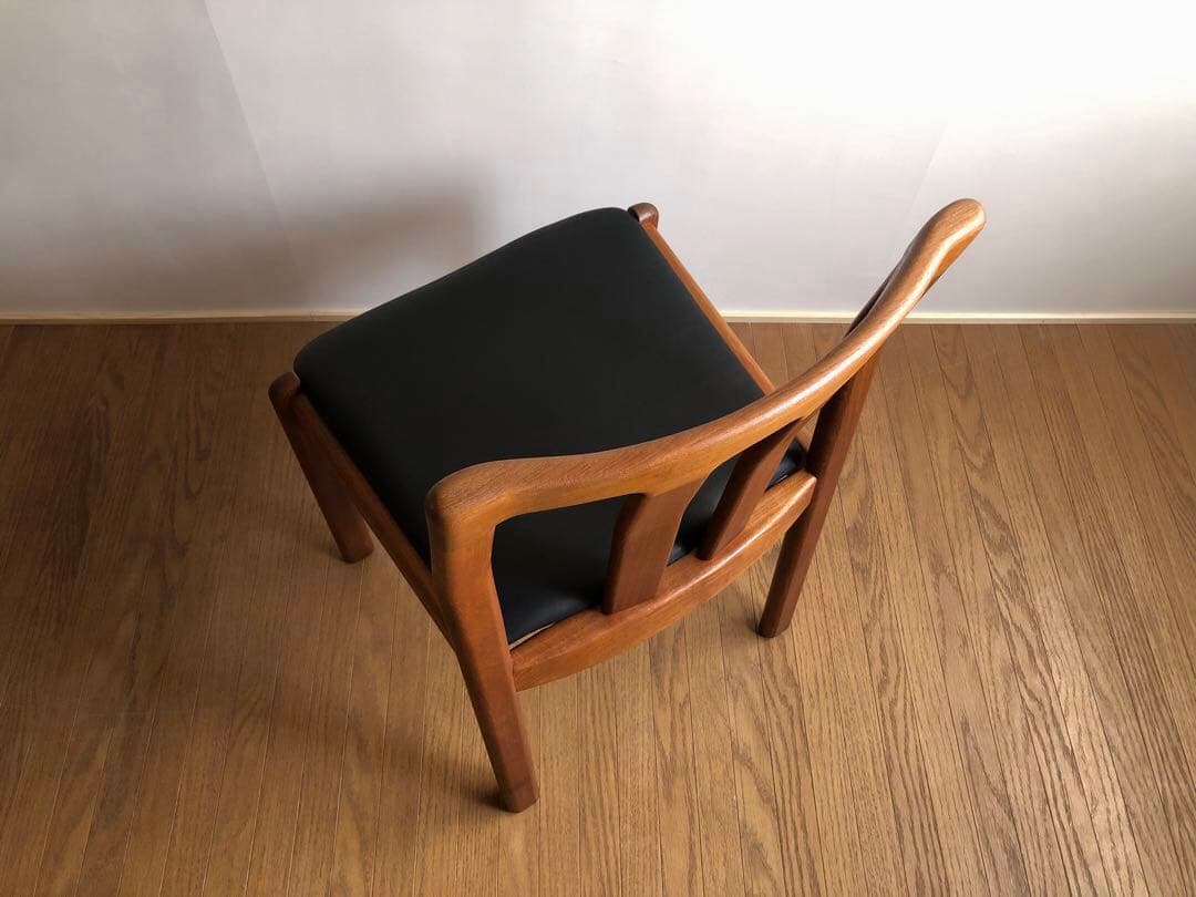 デンマーク dyrlund チーク無垢材チェア③ 北欧ヴィンテージ家具