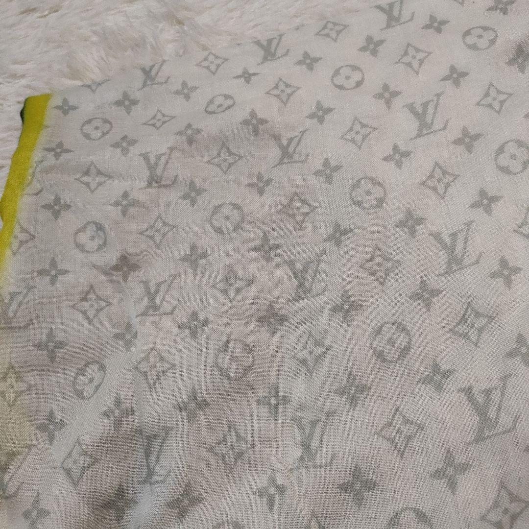 美品✨ルイヴィトン エトールモノグラム レインボー ストール カシミヤシルク