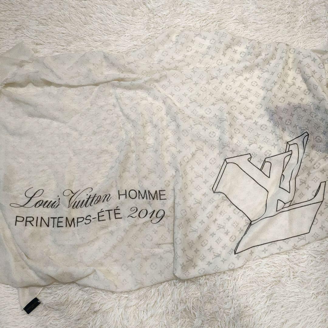 美品✨ルイヴィトン エトールモノグラム レインボー ストール カシミヤシルク