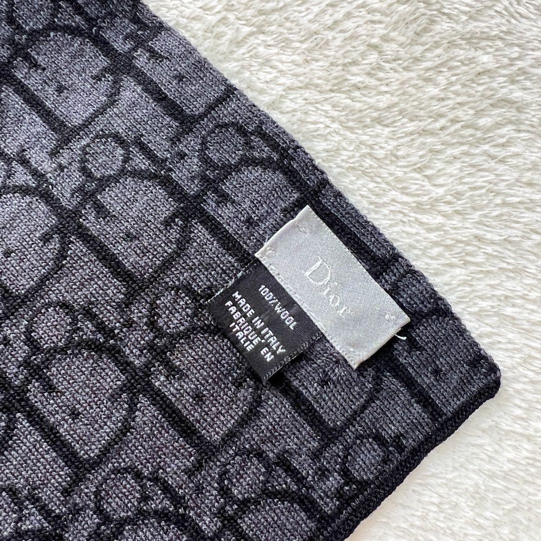 クリスチャンディオール Dior　トロッター マフラー ウール