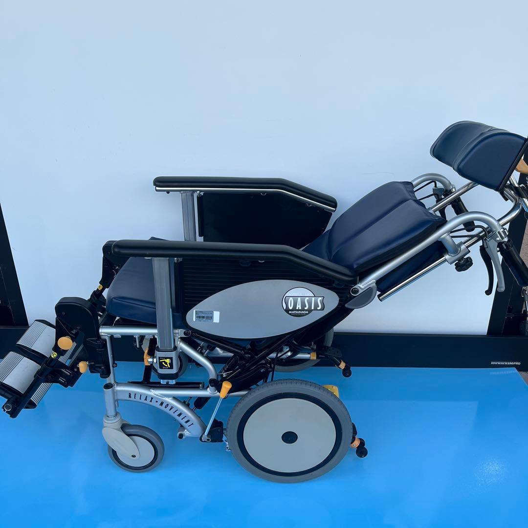 OS-12TRSP オアシスシリーズ MATSUNAGA リクライニン車椅子