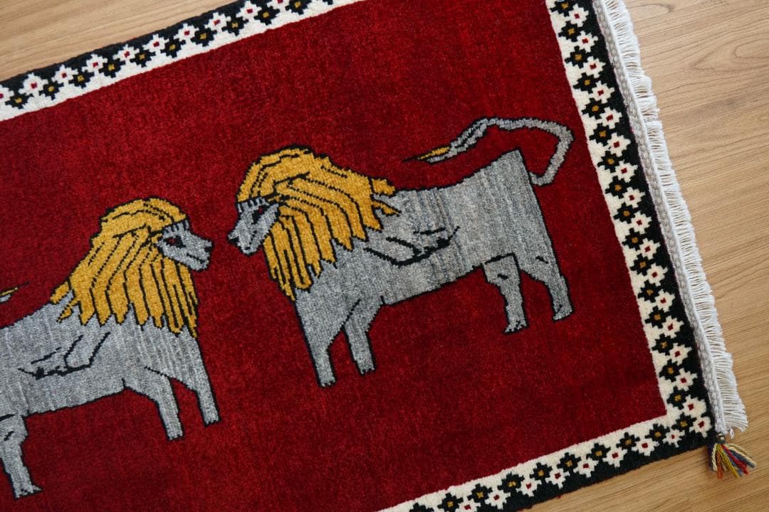 手織り ペルシャ絨毯　カシュカイ族 110x73cm