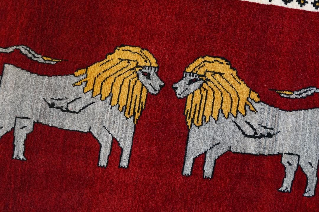 手織り ペルシャ絨毯　カシュカイ族 110x73cm