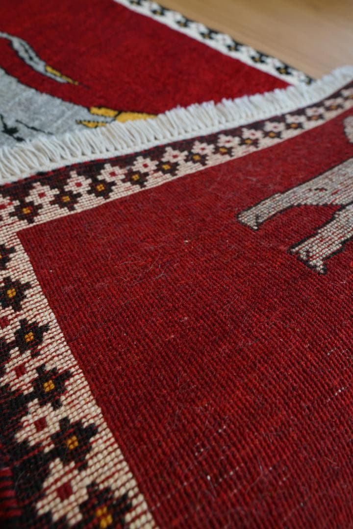 手織り ペルシャ絨毯　カシュカイ族 110x73cm