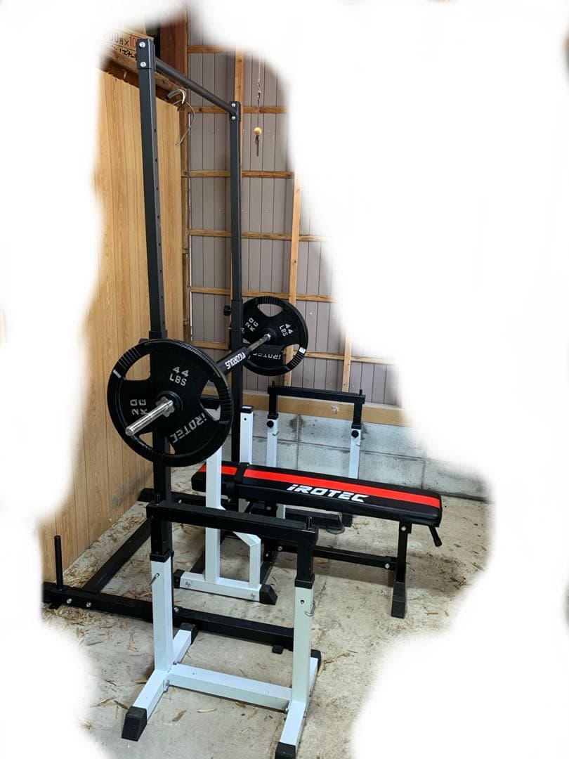 福岡県内引渡　iROTEC ベンチプレスセット