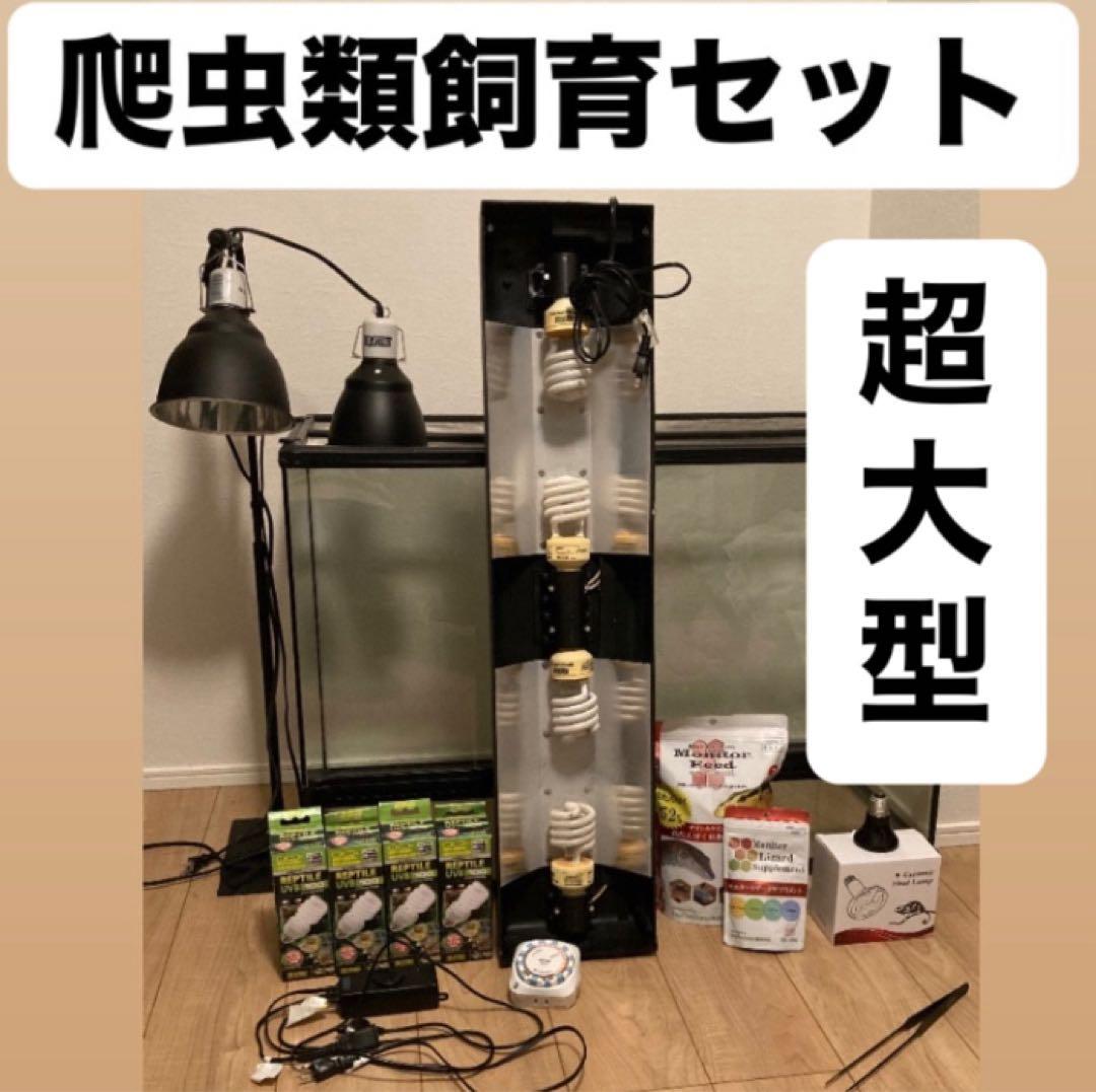 【だいすけ様】爬虫類飼育セット 90x45x60グラステラリウム 爬虫類ケージ