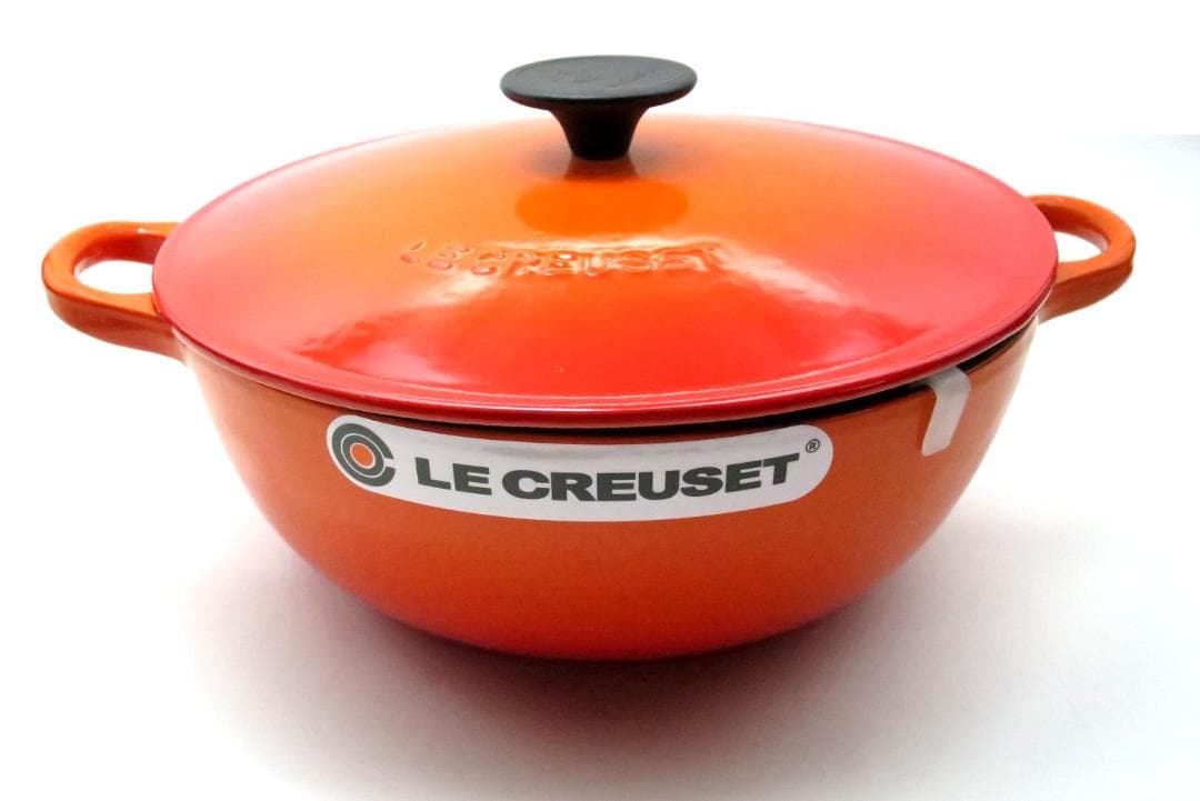 料理好きの人の　絶対必需品 新品未使用品　ル・クルーゼ 　マーミット　オレンジ