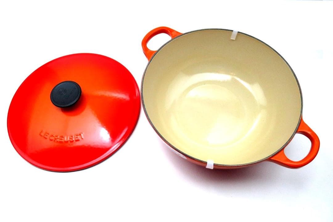 料理好きの人の　絶対必需品 新品未使用品　ル・クルーゼ 　マーミット　オレンジ